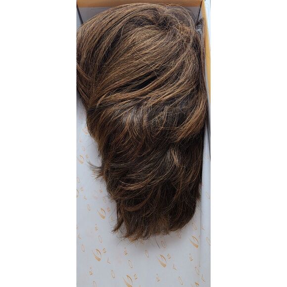 Eva Gabor Brown Short Straight Tapered Wig - Picture 7 of 10